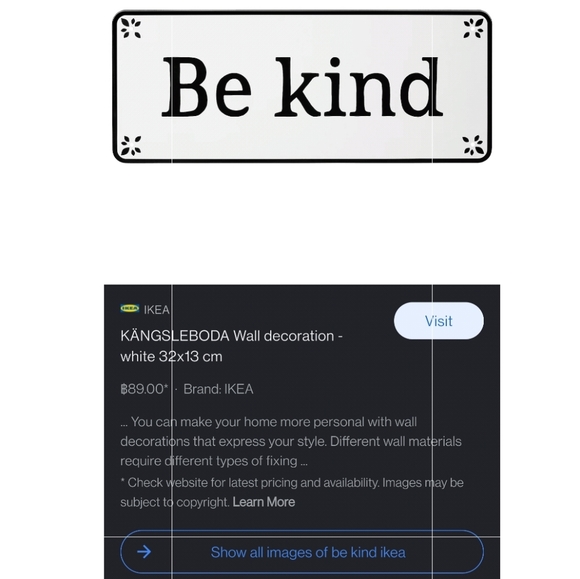 2pc bundle - 💖 'Be Kind' wall sign or photo prop - Picture 4 of 5